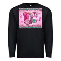 Black Give Cancer the boot Premium Sweatshirt - NancyCooperArtShop