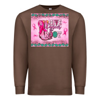 Chestnut Give Cancer the boot Premium Sweatshirt - NancyCooperArtShop