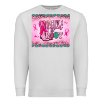 Dove Grey Give Cancer the boot Premium Sweatshirt - NancyCooperArtShop