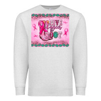 Oatmeal Heather Give Cancer the boot Premium Sweatshirt - NancyCooperArtShop