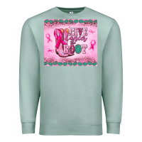 Seafoam Give Cancer the boot Premium Sweatshirt - NancyCooperArtShop