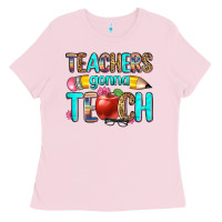 Bubblegum Pink teachers gonna teach Ladies Tee - Zillion Design Studio