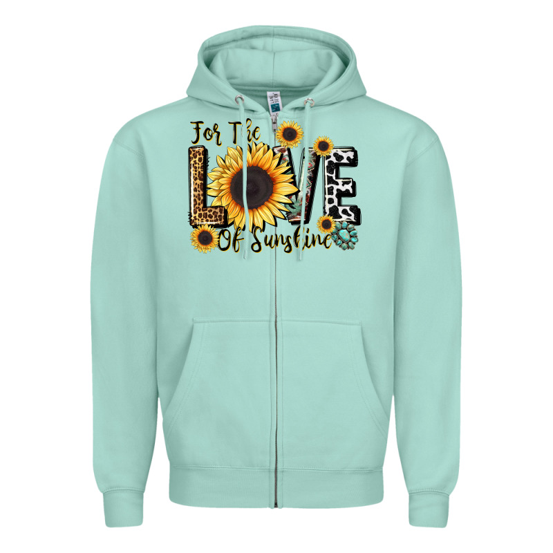 For The Love Of Sunshine Zipper Hoodie by LillyAllenDesigns | Teevron