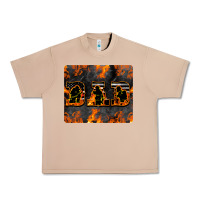 Burro American Firefighter Dad Urban Heavy Tee - LillyAllenDesigns
