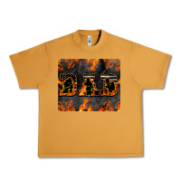 Peanut Butter American Firefighter Dad Urban Heavy Tee - LillyAllenDesigns