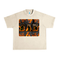Sandshell American Firefighter Dad Urban Heavy Tee - LillyAllenDesigns