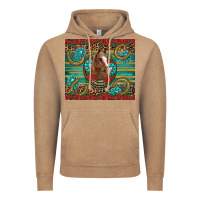 Vintage Coffee western horse horseshoe roses gemstones glitter wooden Vintage Hoodie - Artiststas