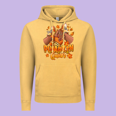 Pumpkin Queen Fall Black Girl Sneakers Vintage Hoodie Designed By Ranaportraitstore