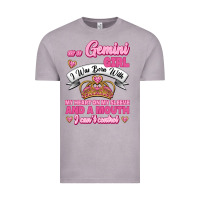 Vintage Zinc As A Gemini Girl I Was Born With My Heart On My Sleeve And A Mouth Vintage Tee - Jasminsmagicworld