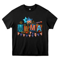 Black All American Mama 4th of July Heavy Core Tee - CowGirlArtShop