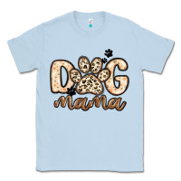 Dusty Blue dog mama Classic Tee - MaliasSmallBusiness