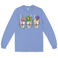 Colony Blue mardi gras snowballs Long Sleeve Tee - MaliasSmallBusiness