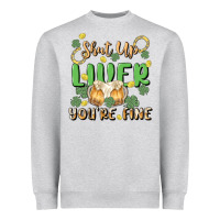 Heather Grey shut up liver you're fine Heavyweight Sweatshirt - MaliasSmallBusiness