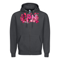 Smoke lpn breast cancer certified nursing assistant Zipper Hoodie - LillyAllenDesigns