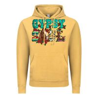 Vintage Mustard western gypsy soul horse roses serape aztec leopard Vintage Hoodie - Artiststas
