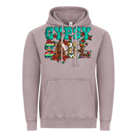 Vintage Zinc western gypsy soul horse roses serape aztec leopard Vintage Hoodie - Artiststas