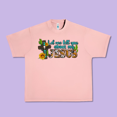 Let Me Tell You About My Jesus Urban Heavy Tee Designed By Adodesignshop