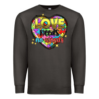Smoke love needs no words Premium Sweatshirt - NancyCooperArtShop