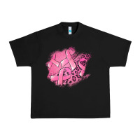Black breast cancer patches Urban Heavy Tee - Jasminsmagicworld