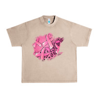 French Oak breast cancer patches Urban Heavy Tee - Jasminsmagicworld