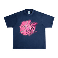 Navy breast cancer patches Urban Heavy Tee - Jasminsmagicworld