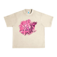 Sandshell breast cancer patches Urban Heavy Tee - Jasminsmagicworld