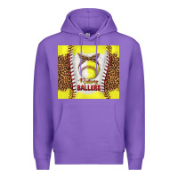 Raising Ballers With Baseball And Softball Leopard Tumbler Tbs Premium Hoodie | Teevron