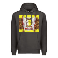 Smoke raising ballers with baseball and softball leopard tumbler tbs Premium Hoodie - TumblerDesignByShophia