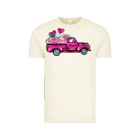 Vintage Arctic valentine's day pink truck Vintage Tee - BarkalooDesign