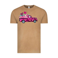 Vintage Camel valentine's day pink truck Vintage Tee - BarkalooDesign