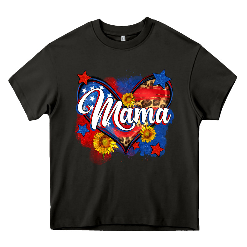 American Mama Heart Heavy Core Tee by Neo Western | Teevron