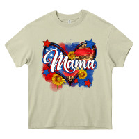 Mossy American mama heart Heavy Core Tee - Neo Western
