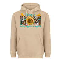 Mushroom Being a Mom Makes My Life Complete Heavyweight Hoodie - texasbilliewilder