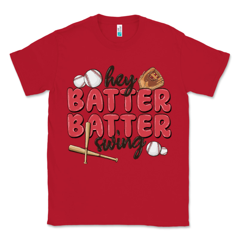 Hey Batter Batter Swing Classic Tee by MaliasSmallBusiness | Teevron