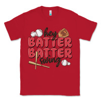 Red hey batter batter swing Classic Tee - MaliasSmallBusiness