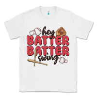 White hey batter batter swing Classic Tee - MaliasSmallBusiness