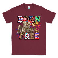 Burgundy boy grandma Classic Tee - CowhideDigitalArt