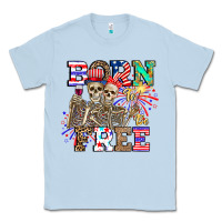 Dusty Blue boy grandma Classic Tee - CowhideDigitalArt
