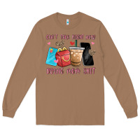 Toasted Coconut can't talk right now doing mom shit Long Sleeve Tee - MaliasSmallBusiness