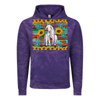 Cloud Purple goats mom and baby sunflowers gemstones serape leopard glitter wooden Vintage Hoodie - Artiststas