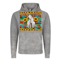 Cloud Rock goats mom and baby sunflowers gemstones serape leopard glitter wooden Vintage Hoodie - Artiststas