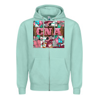 Seafoam cna Zipper Hoodie - LillyAllenDesigns
