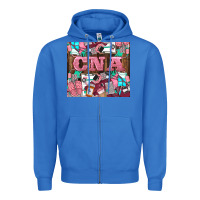 True Royal cna Zipper Hoodie - LillyAllenDesigns