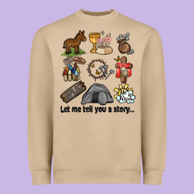 Let Me Tell You A Story Heavyweight Sweatshirt Designed By Maliassmallbusiness