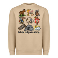 Mushroom let me tell you a story Heavyweight Sweatshirt - MaliasSmallBusiness