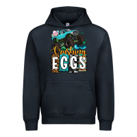 Navy Easter Day Monster truck crushing eggs Urban Hoodie - OliviaCreatesArt