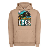 Pigment Burro Easter Day Monster truck crushing eggs Urban Hoodie - OliviaCreatesArt