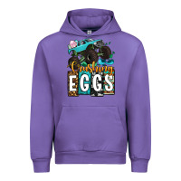Tulip Easter Day Monster truck crushing eggs Urban Hoodie - OliviaCreatesArt