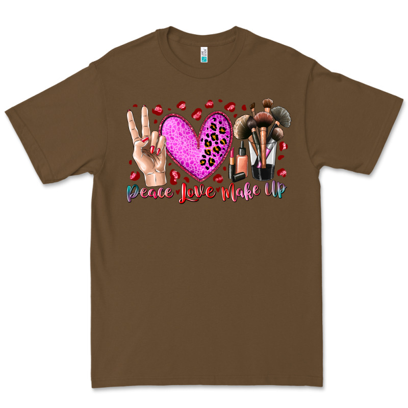 Peace Love Makeup Premium Tee by RacoonDesign | Teevron