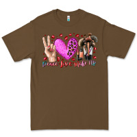 Cacao peace love makeup Premium Tee - RacoonDesign